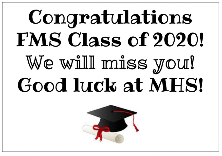 Editors Note: To FMS Class Of 2020